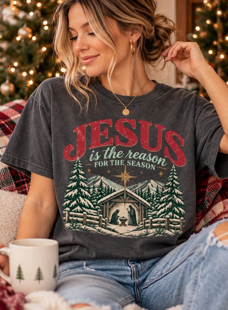 Jesus Is the Reason for the Season Christmas T-Shirt
