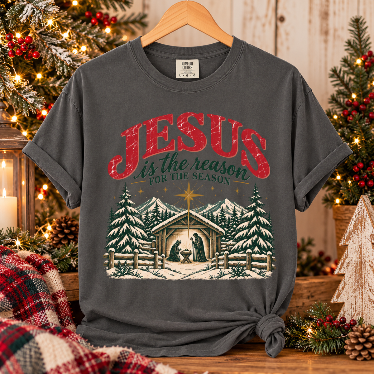 Jesus Is the Reason for the Season Christmas T-Shirt