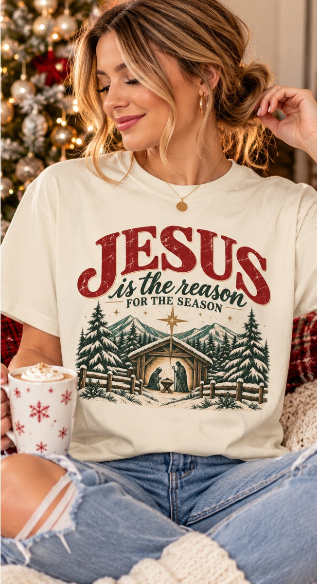 Jesus Is the Reason for the Season Christmas T-Shirt