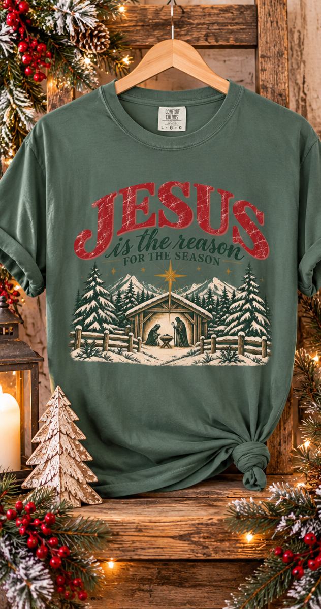 Jesus Is the Reason for the Season Christmas T-Shirt